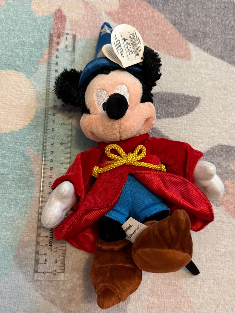 Vintage Disney Parks Sorcerer Mickey Mouse Plush - Picture 4 of 6